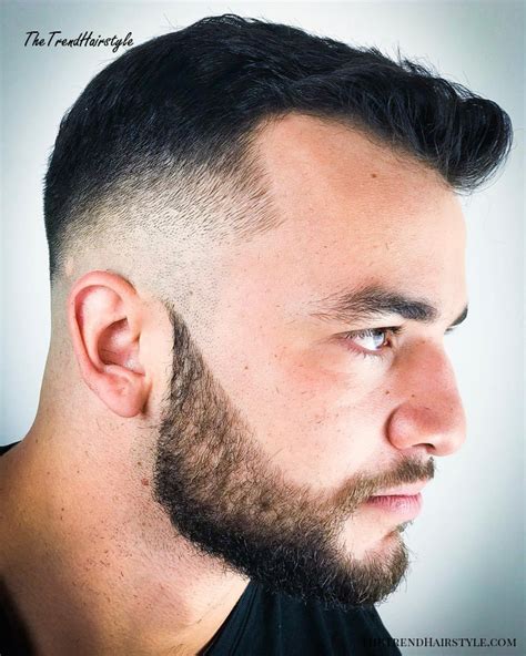 It's easy to maintain, it looks manly and it's the perfect solution for male pattern baldness without going through too much trouble. Short Combover with Temple Fade - 50 Classy Haircuts and ...