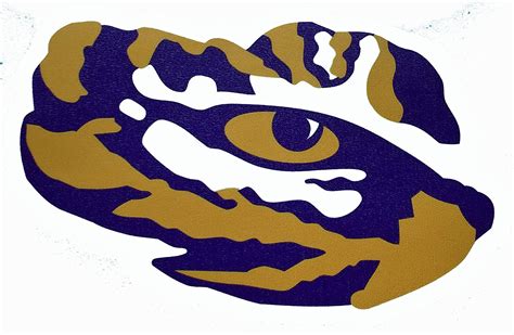 Craftique Lsu Tiger Eye Decal 4 Sports And Outdoors