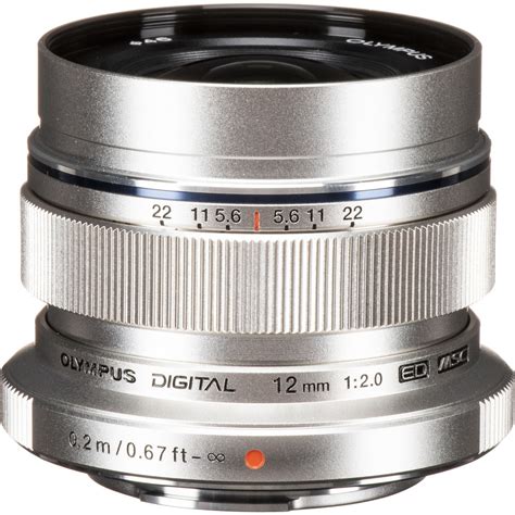 Olympus Mzuiko Digital Ed 12mm F2 Lens Silver V311020su000