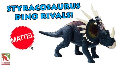 These attack pack dinosaurs are inspired by the movie and are known to herd, hunt each dinosaur comes with a cool dino rivals™ collector card detailing its key battle stats and. Styracosaurus Dino Rivals Mattel: review completo do Estiracossauro e card - YouTube