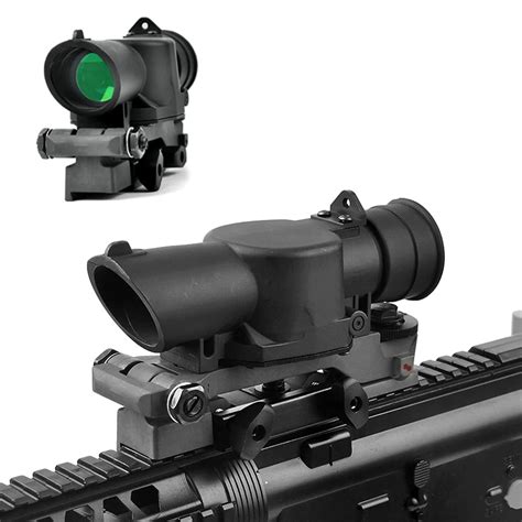 L85 Susat Iron Sight 35x30 Optical Sight Red Illuminated Rifle Scope