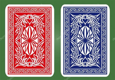 Playing Card Back Designs Stock Vector By ©delpieroo 51127985