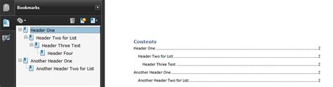 How To Create A Table Of Contents In Adobe Acrobat Pro 9 Gamerpilot