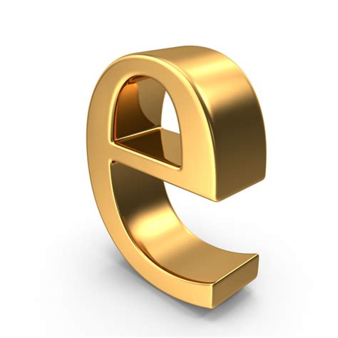 Gold Small Letter E Png Images And Psds For Download Pixelsquid