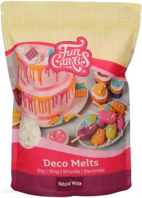 Fun Cakes Pastylki Deco Melts Funcakes Białe 1 Kg Opinie I