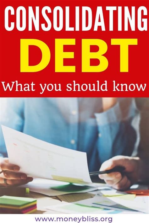 Credit card refinancing can help you pay down or consolidate debt. Consolidating Debt 101: What You Should Know | Money Bliss | Debt consolidation, Debt, Debt ...