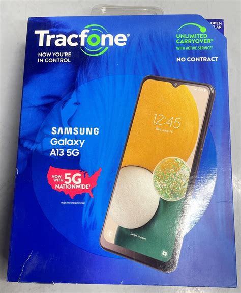 Tracfone Samsung Galaxy A13 5g Black 64gb Hearing Aid Compatible No Contract 616960451778 Ebay