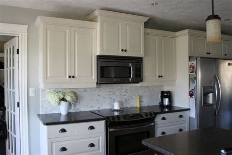 Black white glass mosaic kitchen wall tiles backsplash rnmt100. White cabinets with gray backsplash | Kitchen Ideas in ...