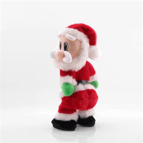 Christmas Xmas Santa Claus Figure Twisted Hip Twerking Singing Electric Toy T 707427692695 Ebay