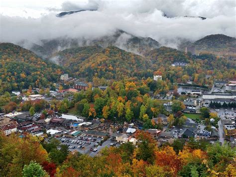 Beautiful fall colors in Gatlinburg, late October 2015. Photo by Andria