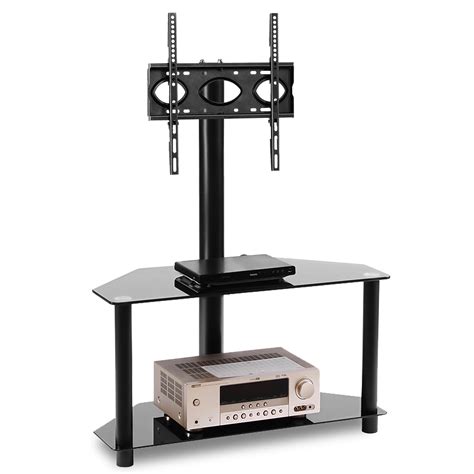 5rcom Corner Tv Stand Mount With Shelf For Flat Screen Tvs Up To 55