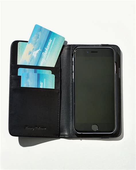Black Leather Iphone 66s Wallet Case