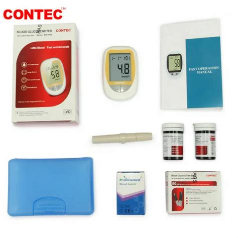 Contec Kh Blood Glucose Meter Pcs Lancet Pcs Test Strips