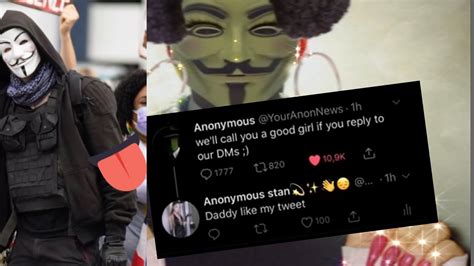 🥵😳anonymous Tweets To Their Fans On Twitter And Their Best Edits On