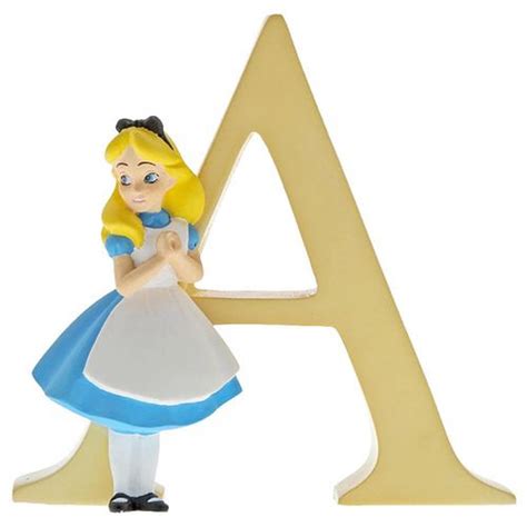 Disney Letter A Alice Star From Alice In Wonderland The Movie 7cm