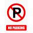 Parking Signs  Poster Template