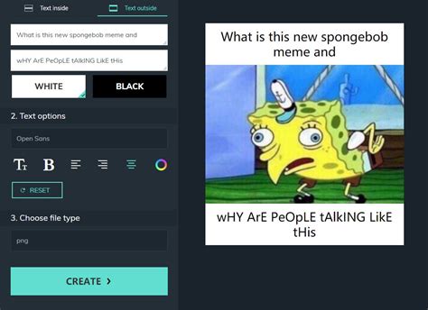 Générateur De Mème Mocking Spongebob 2021