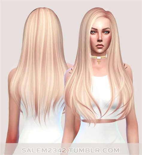 Alpha Hair With Bangs Sims 4 Cc