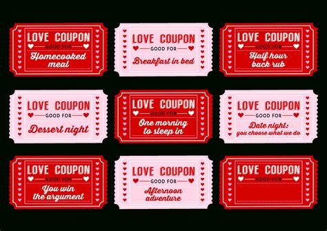 awesome love coupon template cobble usa free printable love coupons free printable