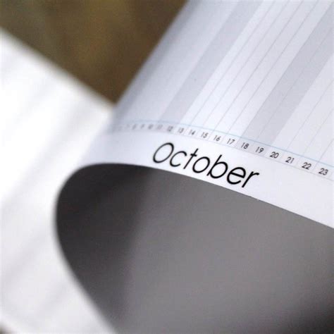 The Linear Calendar Calendars Touch Of Modern