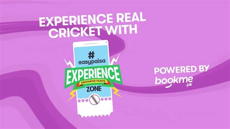 How To Book Discounted Match Tickets On Bookme Pk Via Easypaisa App