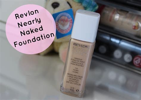 Revlon Nearly Naked Foundation Review Charlotte Ruff