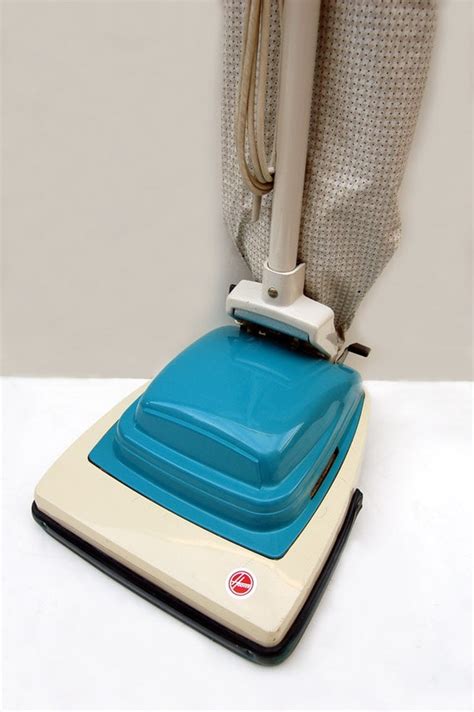 Collectable Vintage Hoover Upright Vacuum In Turquoise