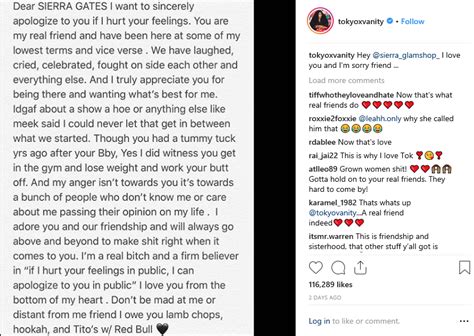 tokyo vanity apologizes to lhhatl co star sierra after their big blowup about vanity s weight