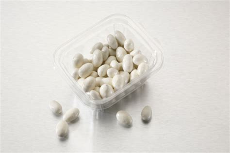 Yogurt Covered Almonds On Stainless Stock Photo Download Image Now