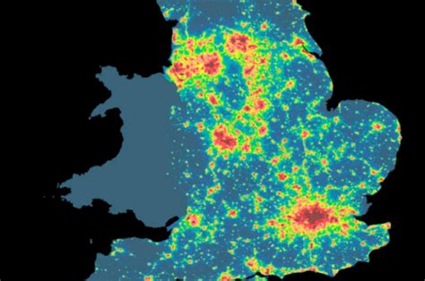New Interactive Maps From Cpre Reveal Englands Darkest And Most Light