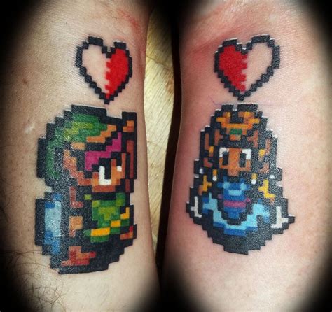Matching Couple Tattoos Couple Tattoos Gaming Tattoo