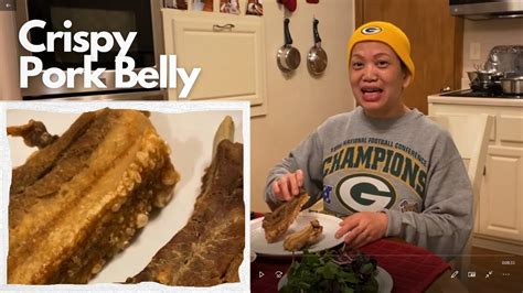 How To Make Ultra Crispy Pork Belly Jelly S Kitchen Episode Youtube