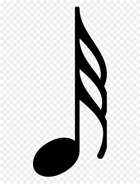 Musical Note Eighth Note Clip Art Single Music Notes Vector Free