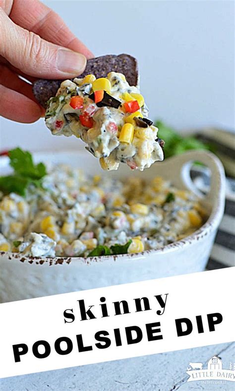 Skinny Poolside Dip Healthy Appetizers Healthy Snacks Healthy Recipes