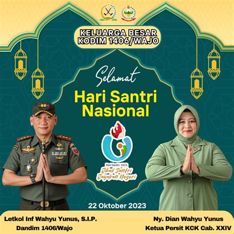 Perayaan Hari Santri Nasional Momentum Pererat Silaturahmi TNI Dan Santri