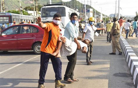 Greater Visakhapatnam Municipal Corporation Gas Leak At Lg Polymers Plant In Visakhapatnam