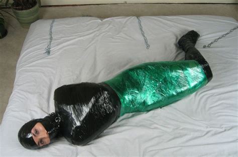 182 Best Cling Wrap Images On Pinterest Latex Straitjacket And School