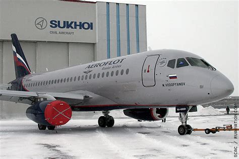 Ssj100 In Aeroflot Livery © Scac Photobank Russian Aviation