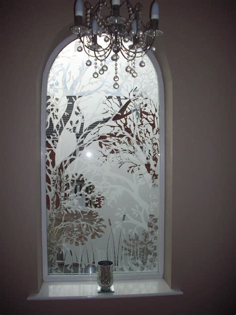 etched carved creative glass
