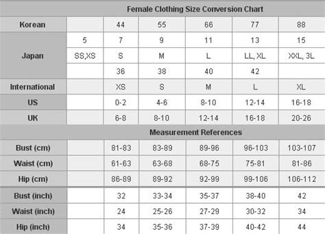 Habitudes De Femmes Clothing Size Convert Chart European To Us Jeans
