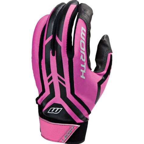 Worth Adult Legit Pink Batting Glove Worth Sports