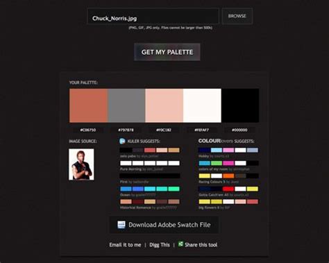 10 Time Saving Online Color Tools For Web Designers Color Palette