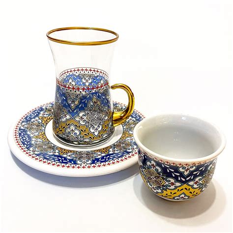 楽天市場トルコ製 チャイグラス ソーサー セット 耐熱ガラス D 07 おしゃれ トルココーヒー グラス インテリア ガラス 紅茶