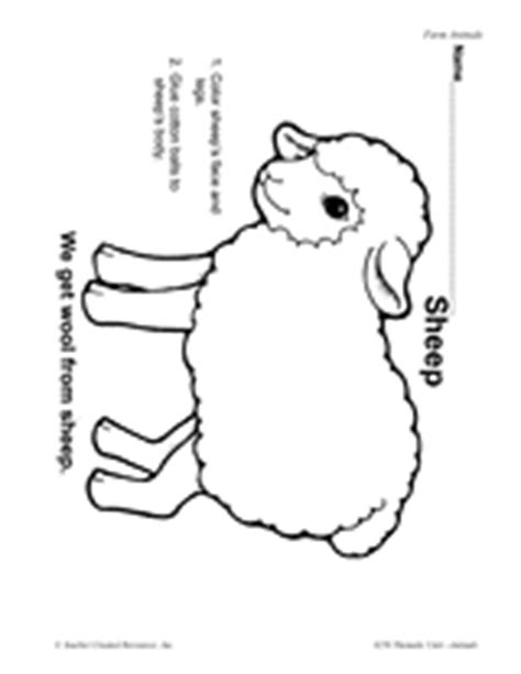 Simply print the free sheep printable and begin painting! printable sheep template