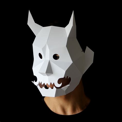 Oni Mask Build Your Own Traditional Japanese Noh Mask From