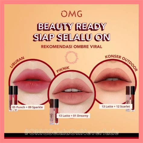 Jual Paket Ombre Lip Cream Omg Ombre Lipcream Omg Lipcream Oh My