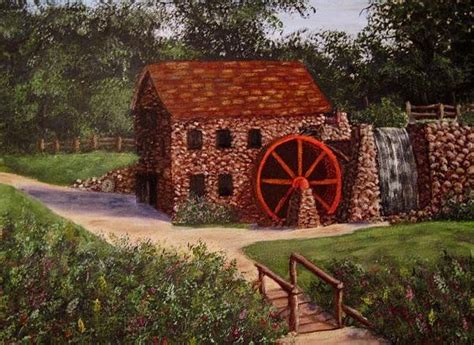 The Old Mill Print By Megan Walsh Fine Art America Fine Art Old Things