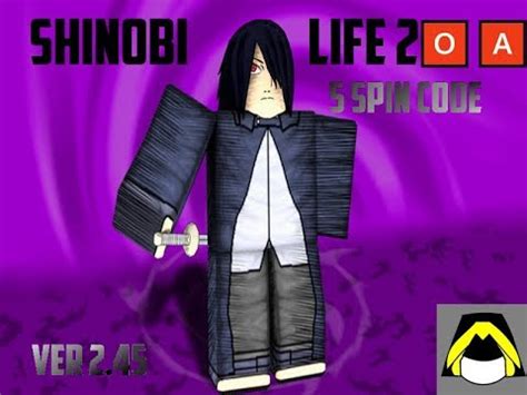 You are in the right place at rblx codes, hope you enjoy them! Shinobi life 2🅾️🅰️|5 spin code|Version 2.45 - YouTube