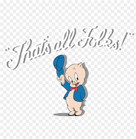 Download Repeat Radial Bg Background Porky Pig Thats All Folks Png