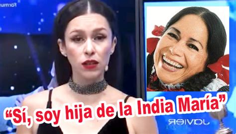 Vocalista De Belanova Sí Es Hija De La ‘india María Y Raúl Velasco